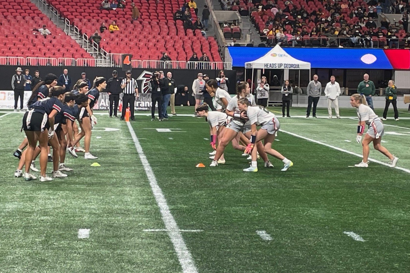 Flag football Division 4: Blessed Trinity 21, Milton 20 (2OT)