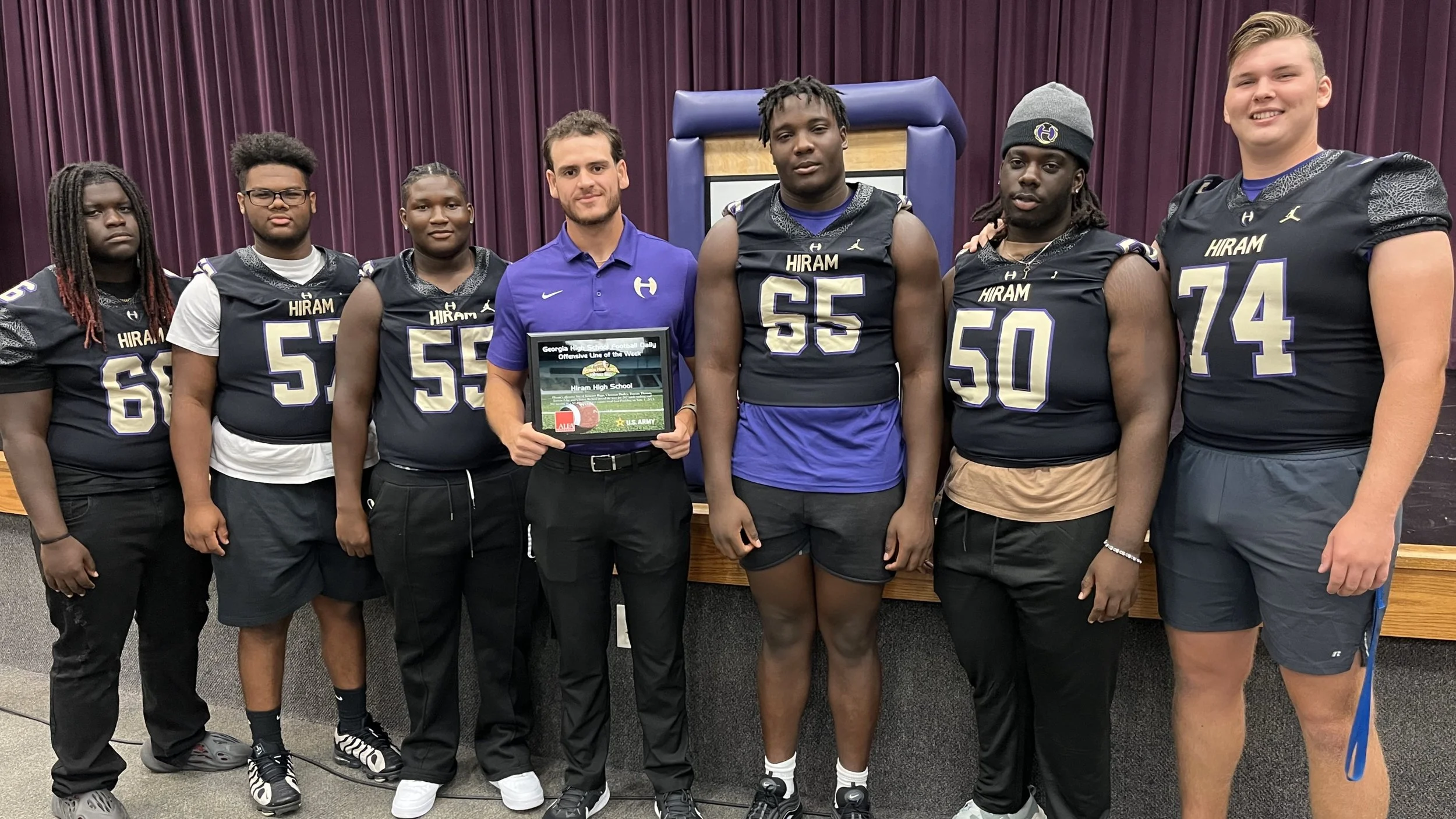 Week 3 Offensive Line of the Week Hiram — High School Football