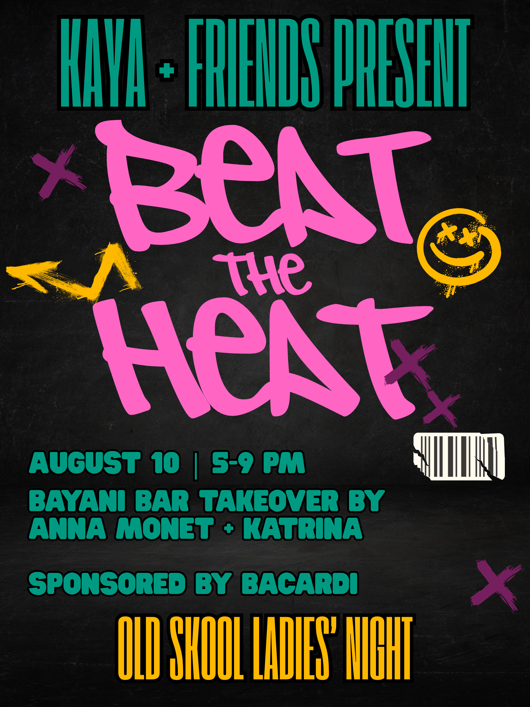 beat the heat! old skool ladies’ night bar takeover + DJ