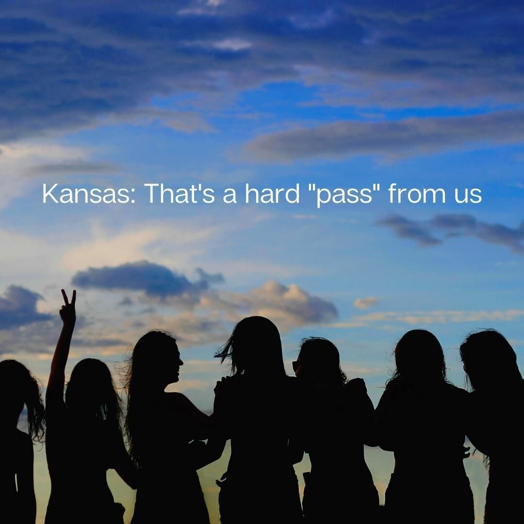 Proud Kansan tonight! Onward we climb, ladies. 👏🏼