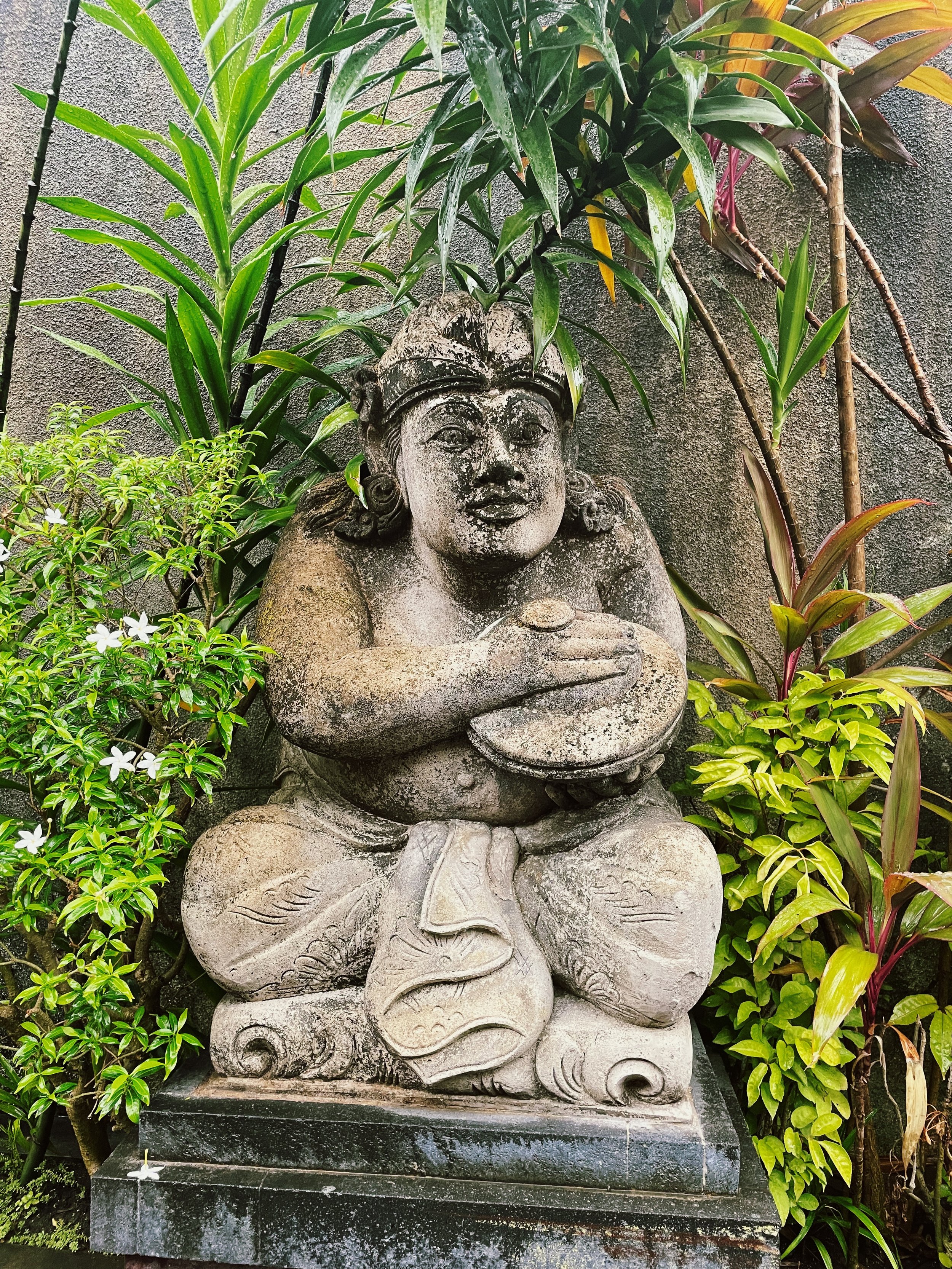 The amount of cool, stone statues here...