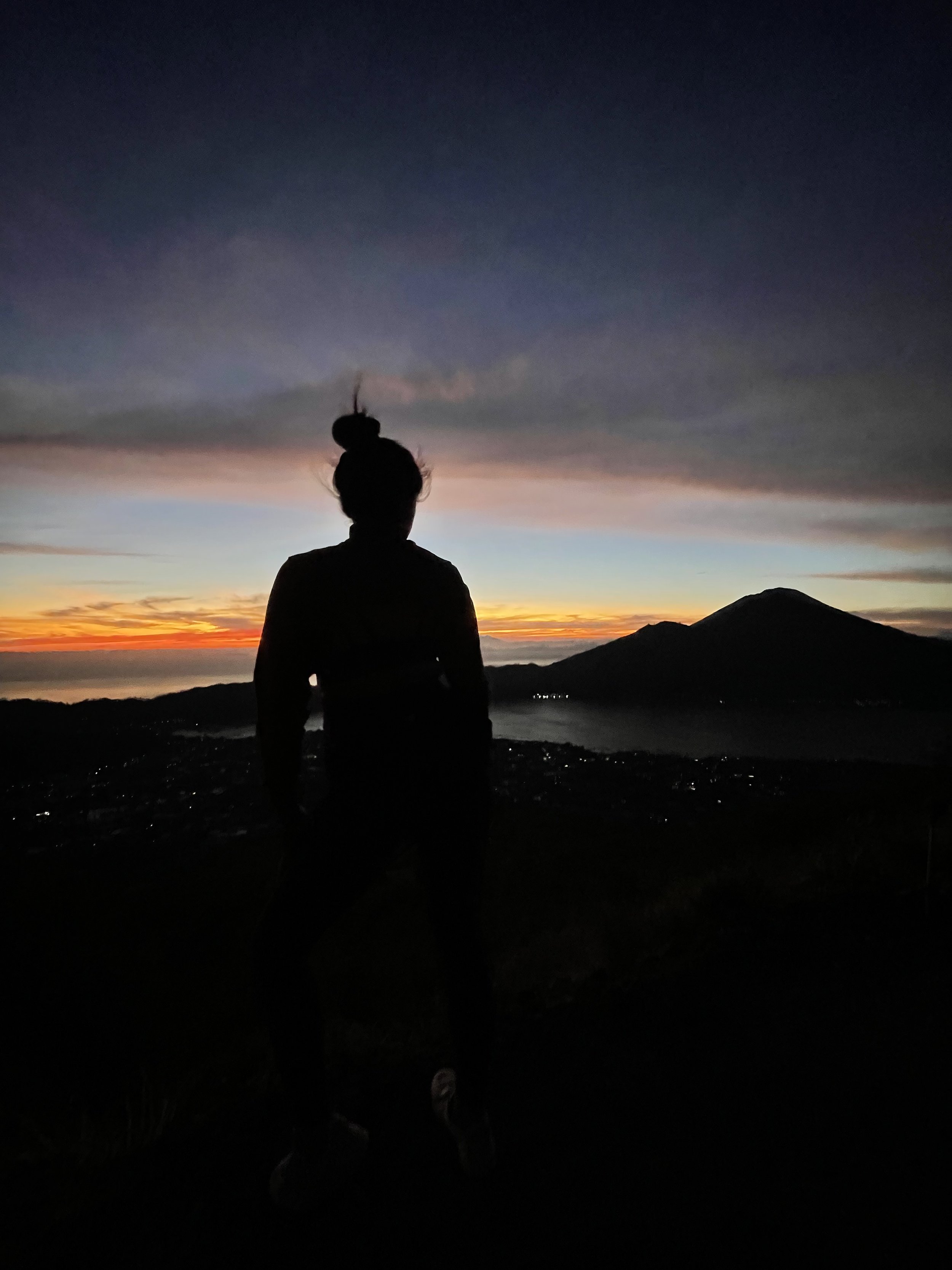 dramatic silhouette