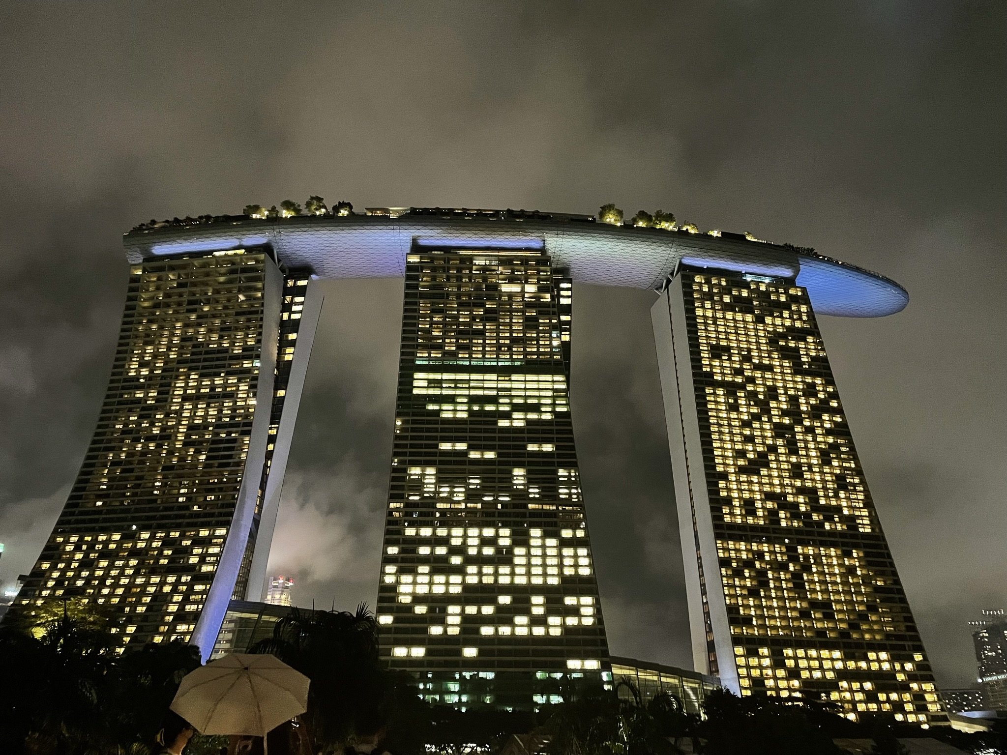 It's that one hotel in Singapore (aka Marina Bay Sands)!