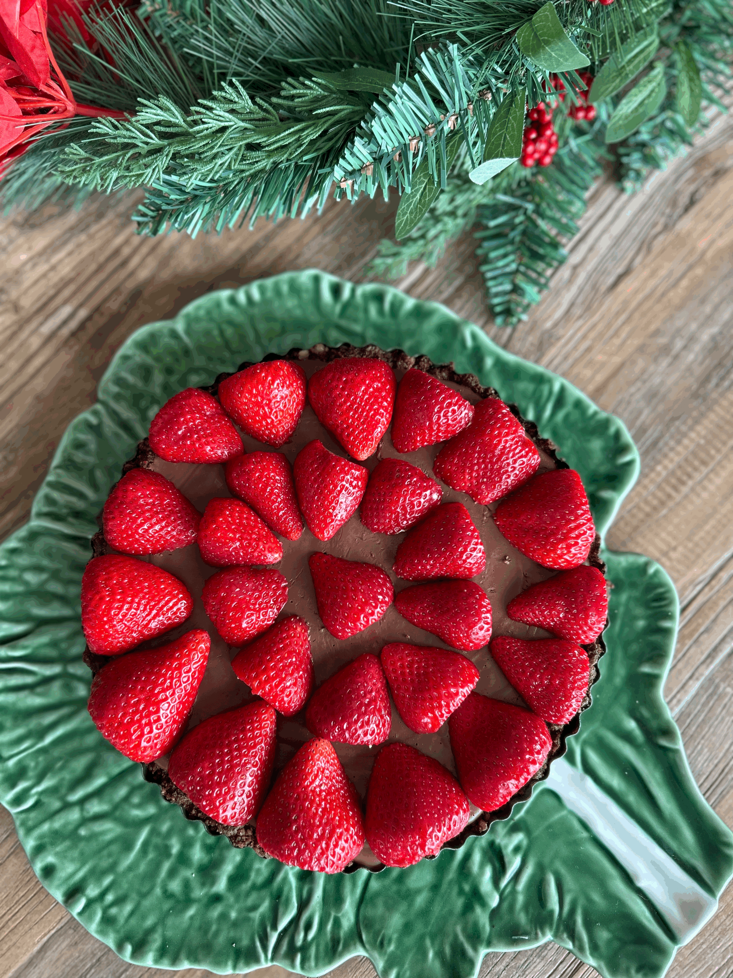 Chocolate Strawberry Tart 