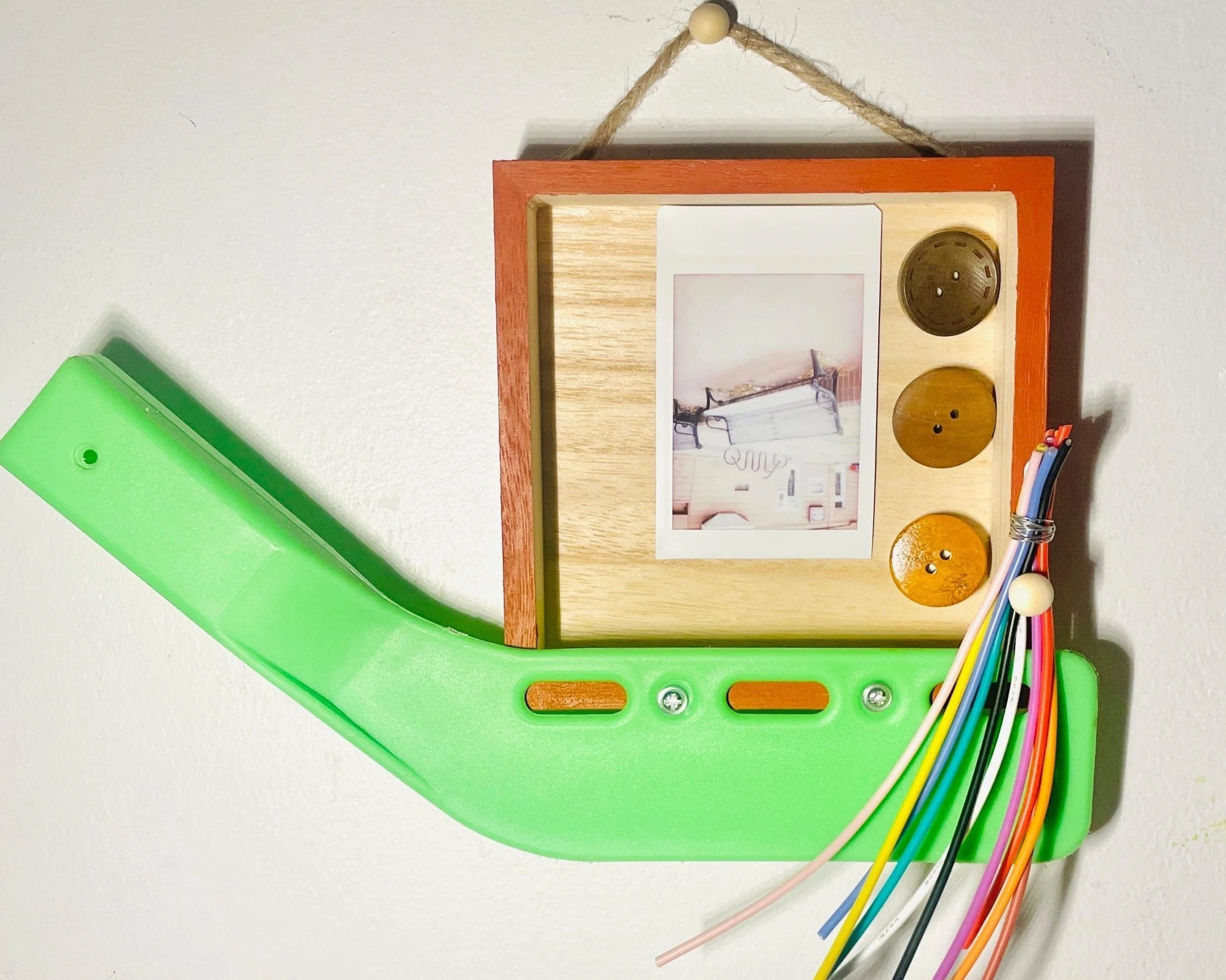 15 More Minutes, 2024 Mixed media 5 x 8 in.