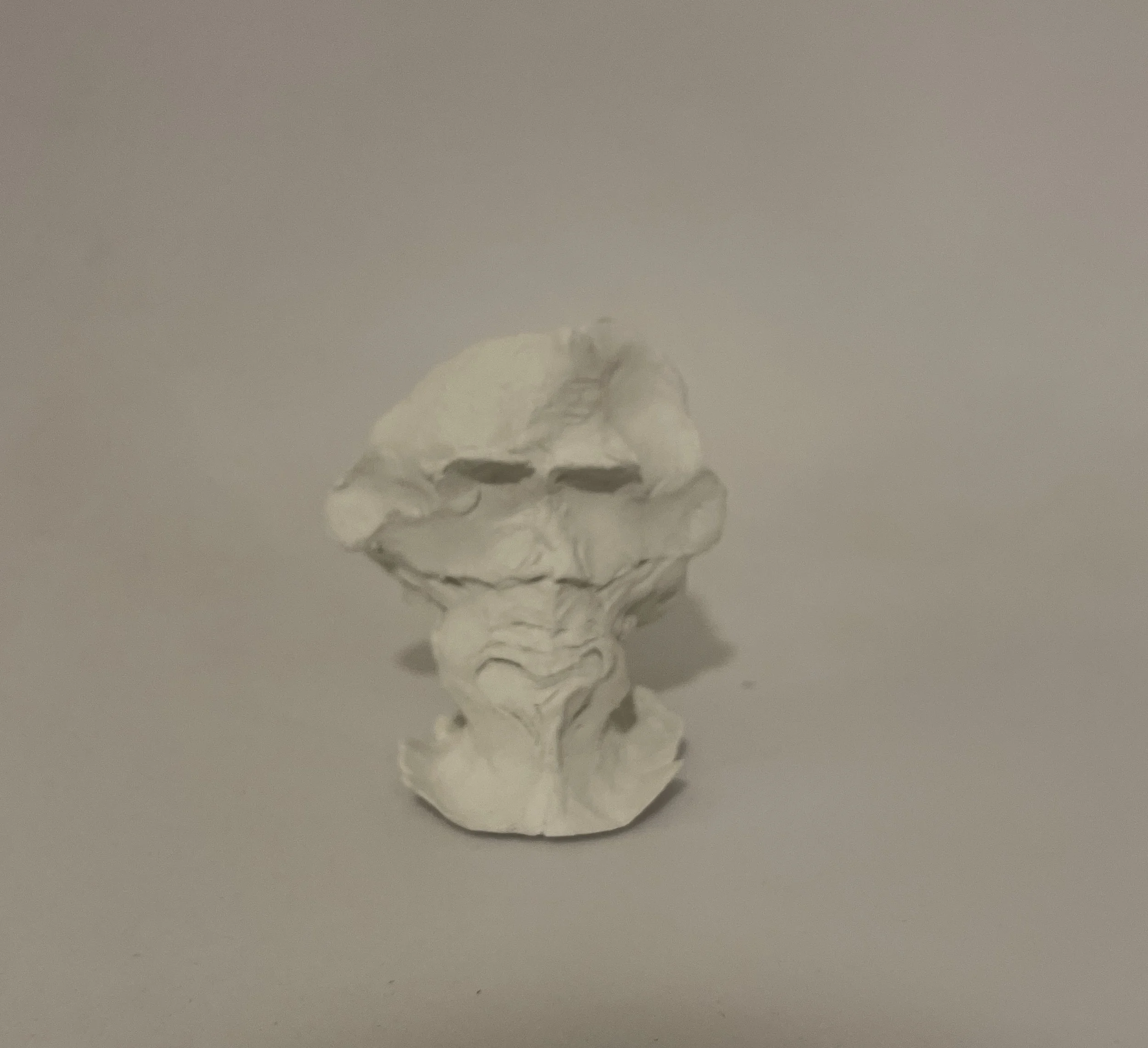 Man 2, 2022 Clay Sculpture 3 in.