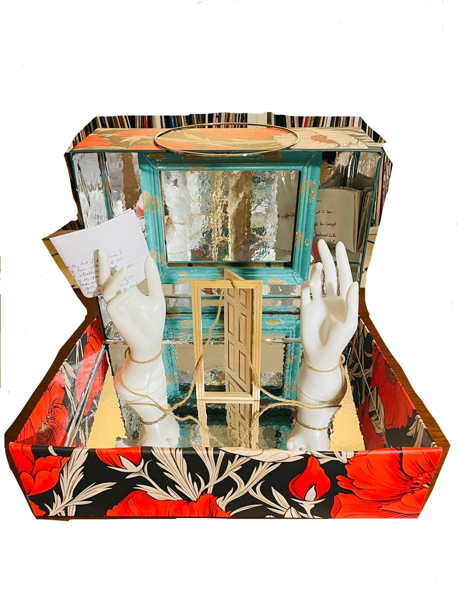 Ofrenda, 2024 Mixed media 18 x 12 x 15 in.