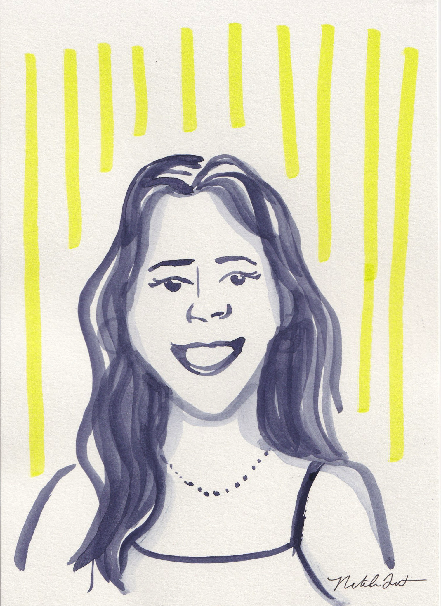 Monochrome portrait