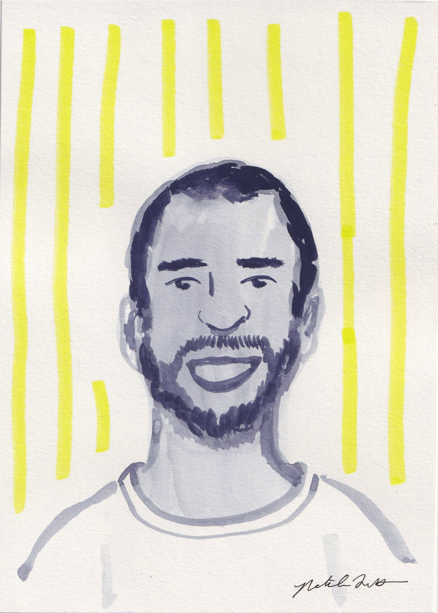 Monochrome portrait