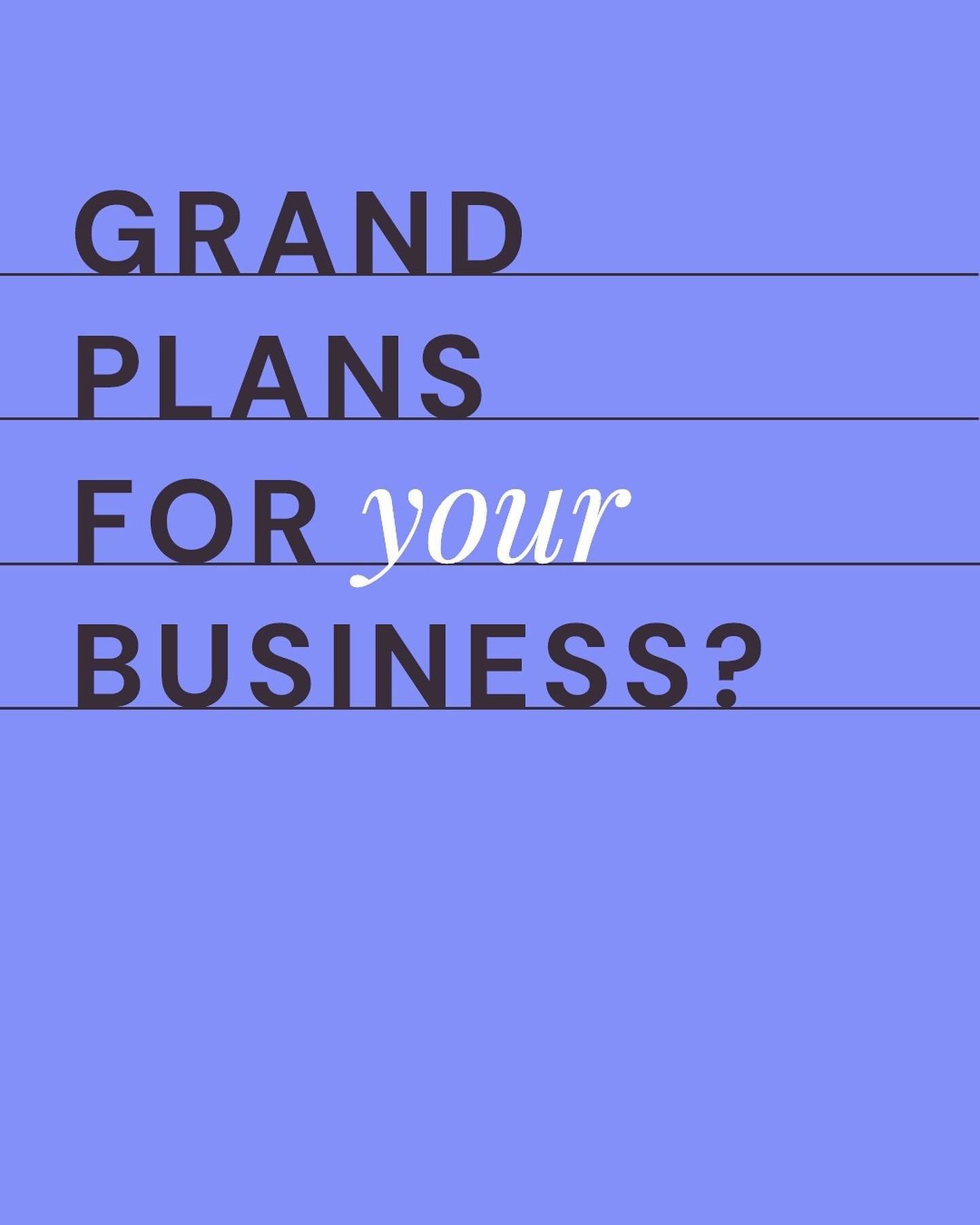 Thoughts of grandeur for your business?

I know that when I entered the business world, I wanted the very best for RJC. 

As business owners we all have these fabulous (yet totally attainable) ideas of where we want to be with our business - the visi