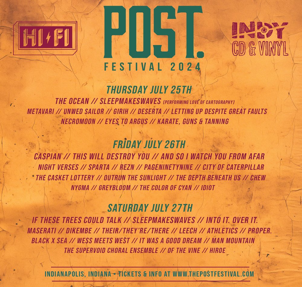 Schedule — Post. Festival 2024