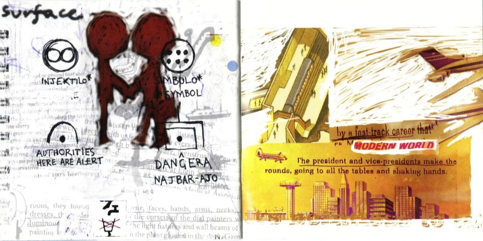 Radiohead Logo Shaking Hands Albums Of The Decade No 2: Radiohead