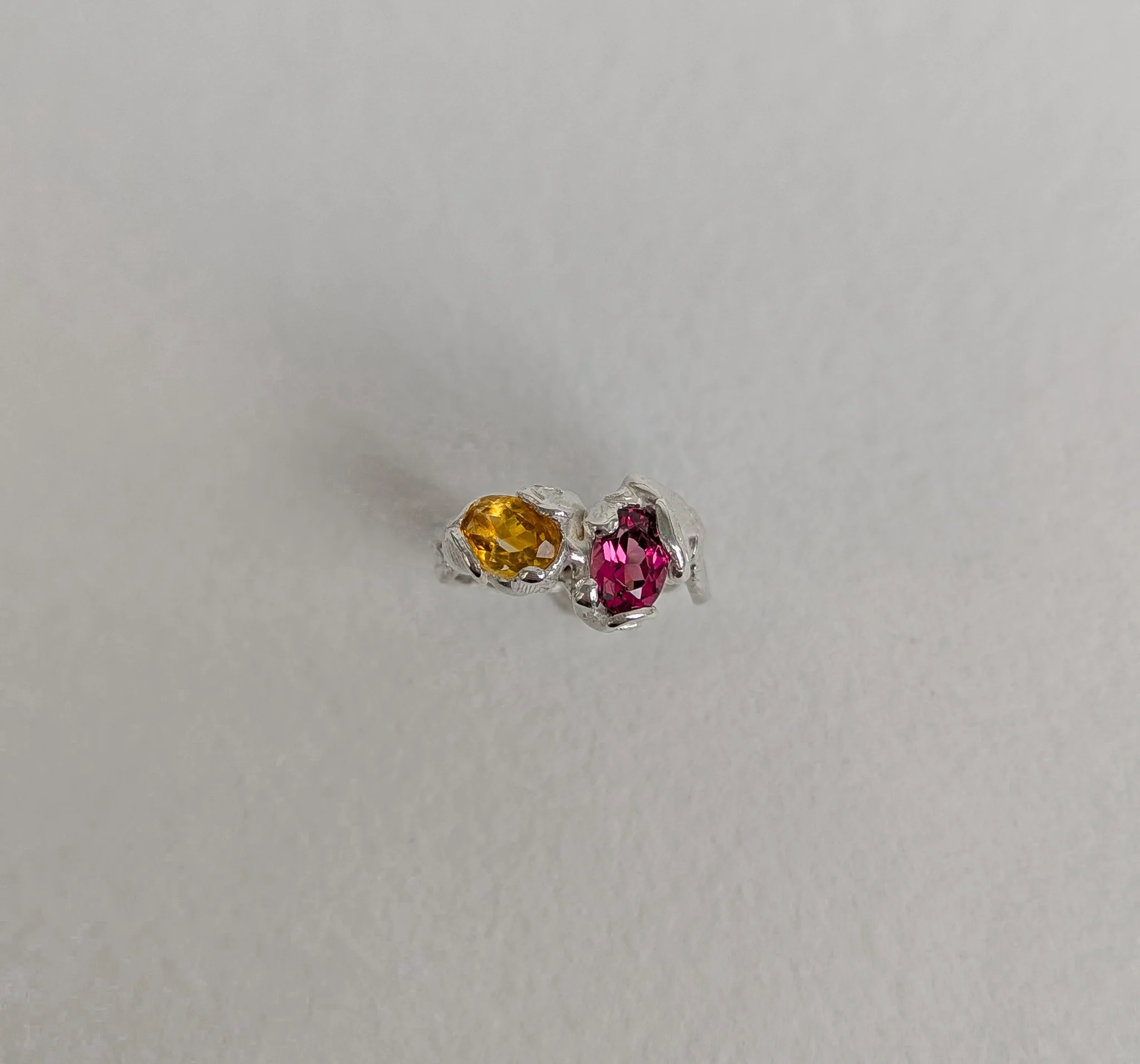 Citrine et Rubellite