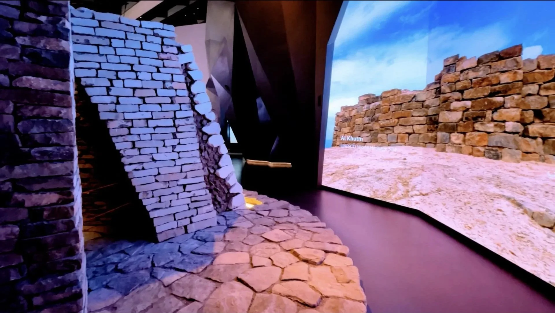 Beehive Tombs exhibitionOman landscape captured in the Land of Oman documentary for Oman Across the Ages Museum — five-week shoot across Omani terrain, James
Dougan creative director