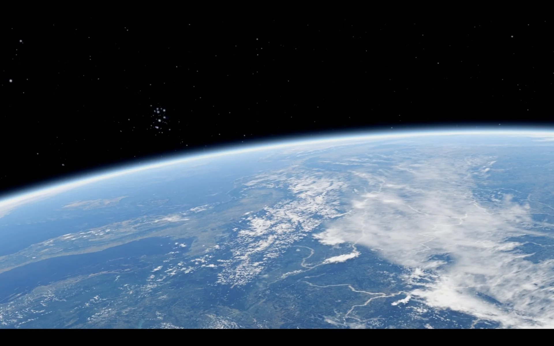 View of Earth from space used as a conceptual visual in a branded architectural documentary exploring global impact, future thinking, and innovation.