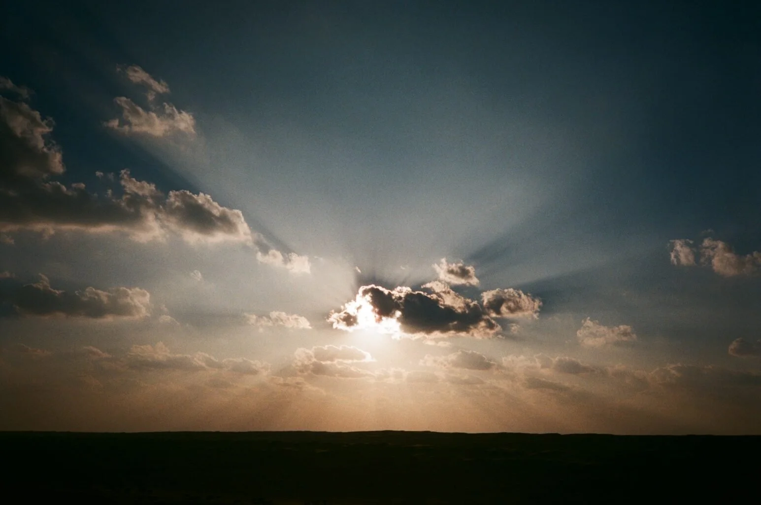 Dramatic Oman landscape on analogue film during five-week filming
expedition for Oman Across the Ages Museum documentary, James Dougan
creative director