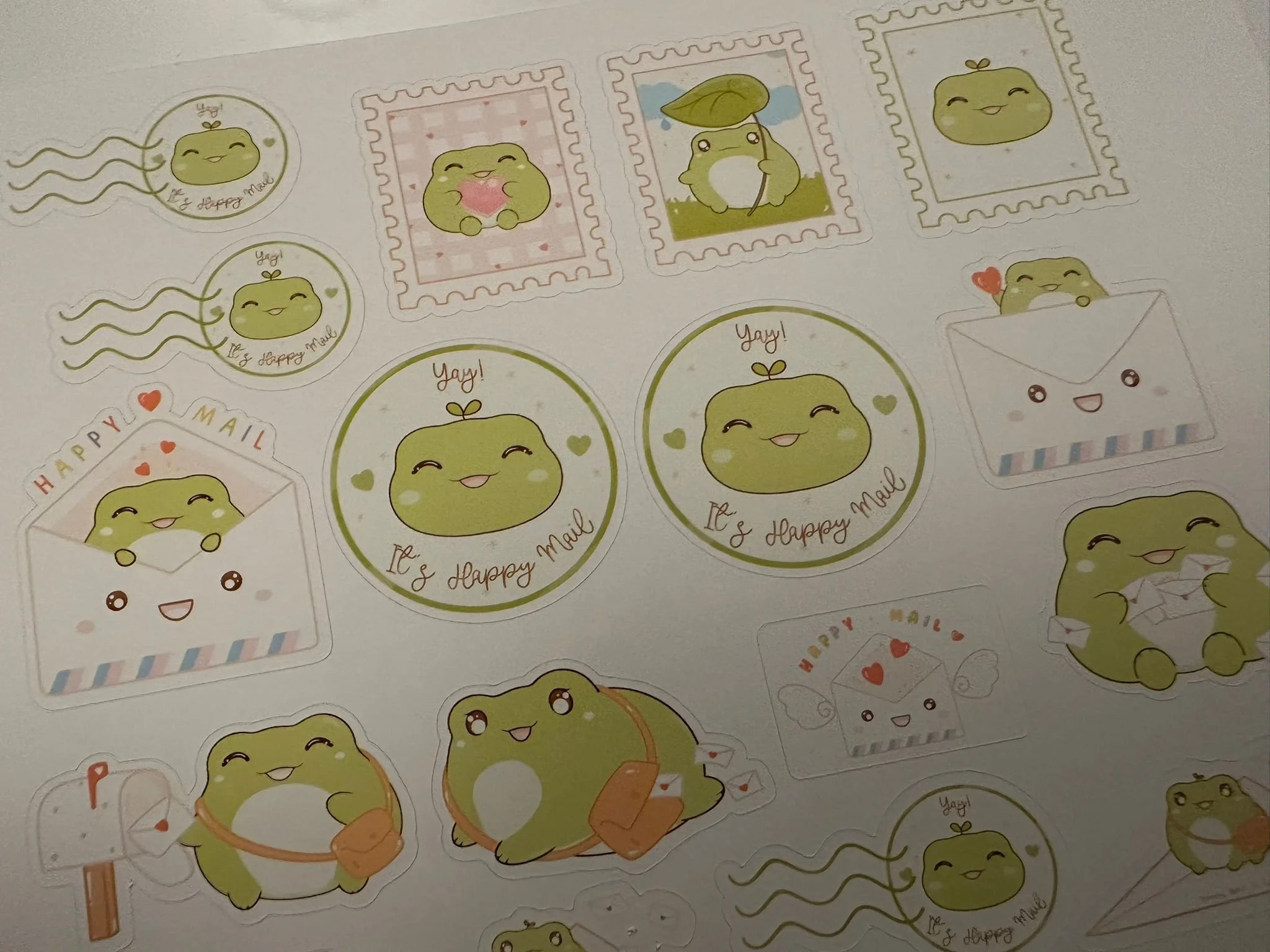 Sale Stickers - Frog Happy Mail