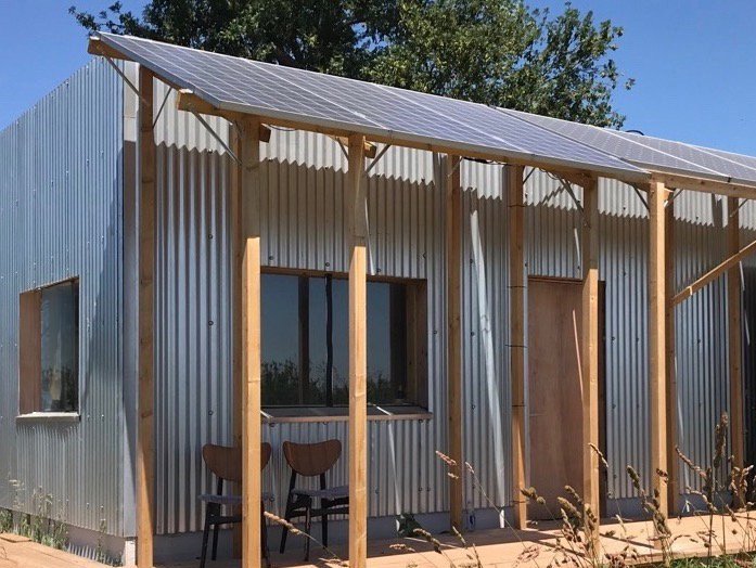 Building an off-grid winery