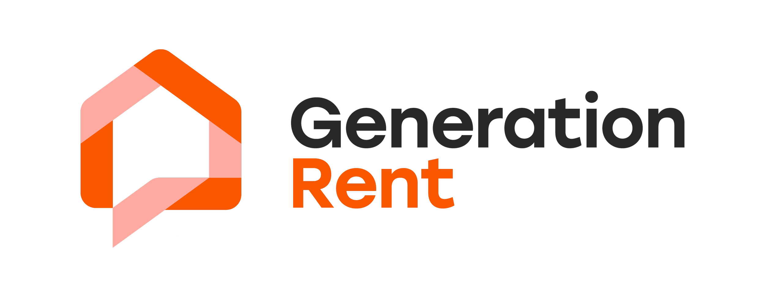 Generation Rent logo with a stylized house and text
