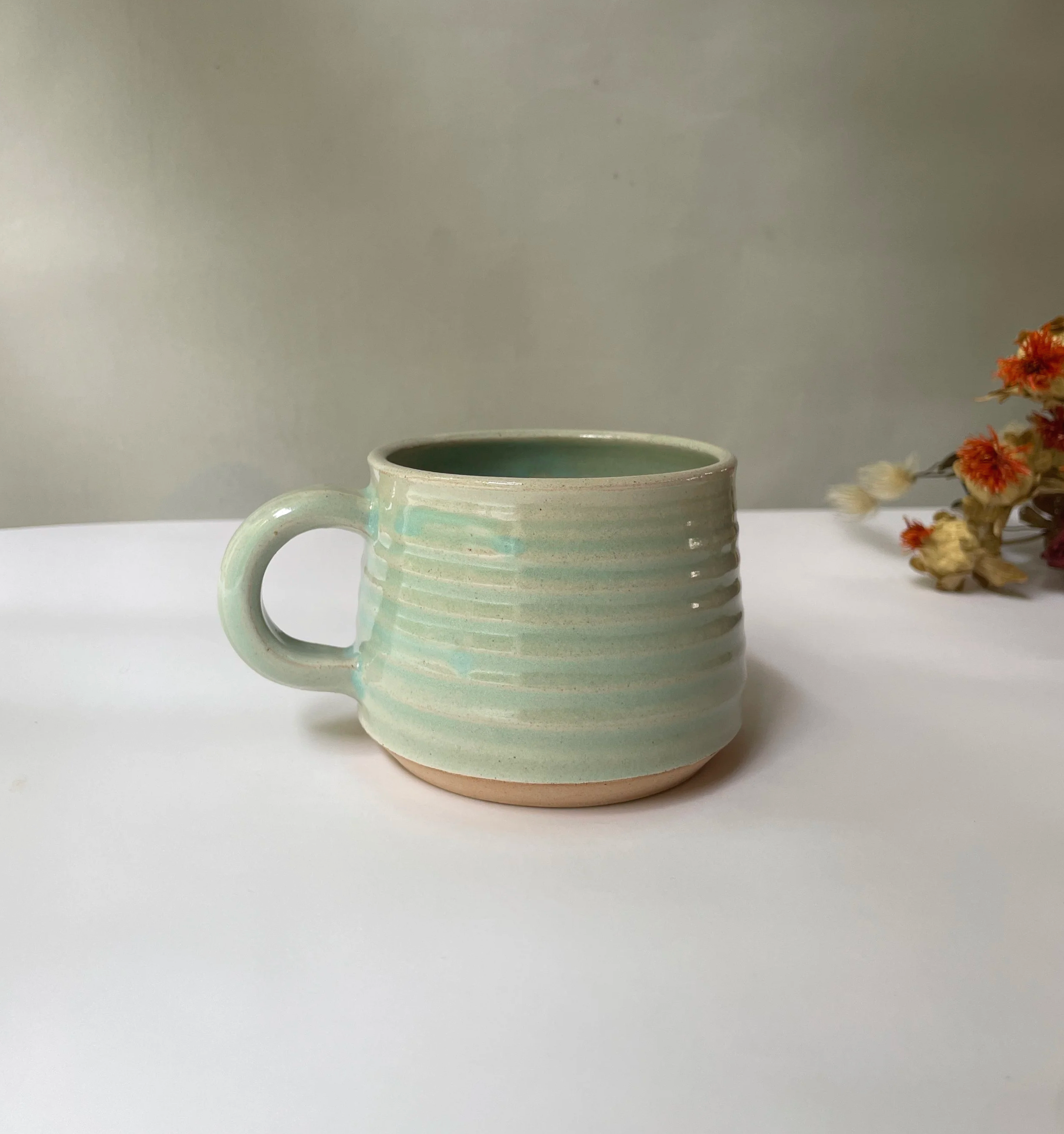 Cup in White Mint
