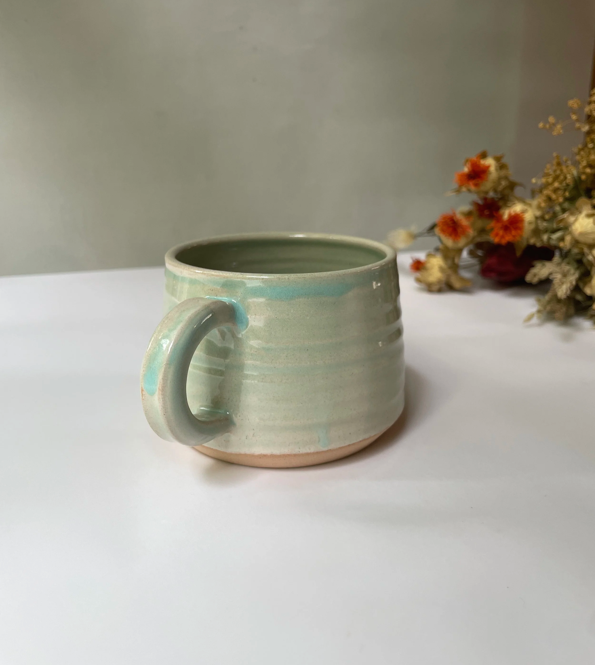 Cup in White Mint