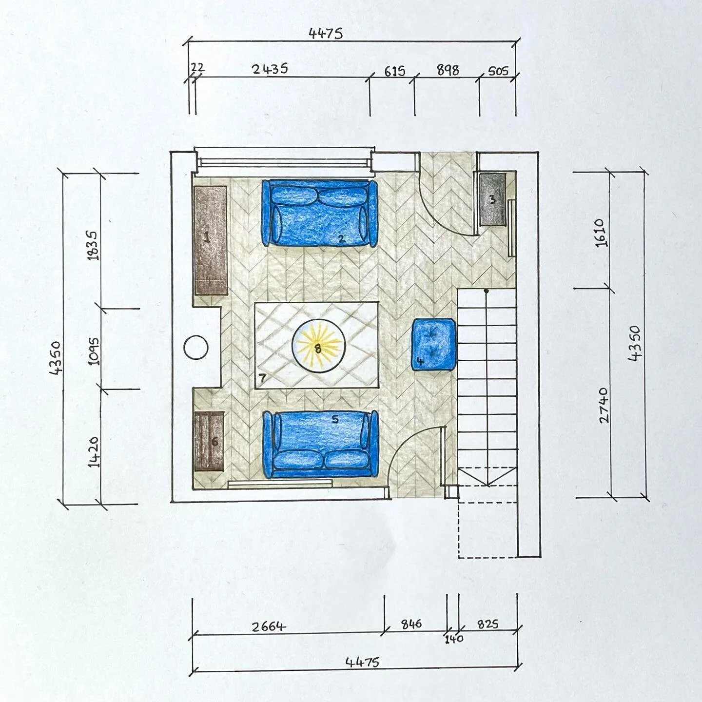 After drawing the technical floor plan and elevation for my living room design, I have finally submitted assignment 2 for my BAID course! I am really enjoying every minute of this course and I&rsquo;m looking forward to getting started on my next ass