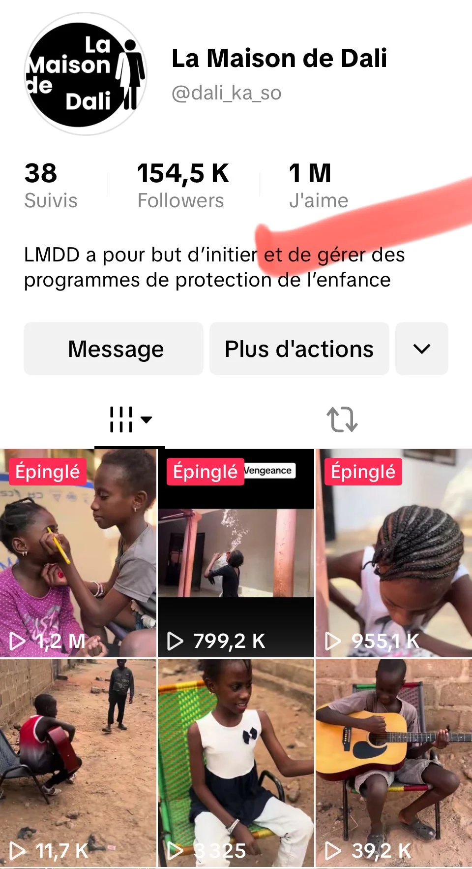 1M de “J’aime”