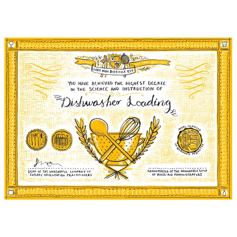 Dishwasher Certificate