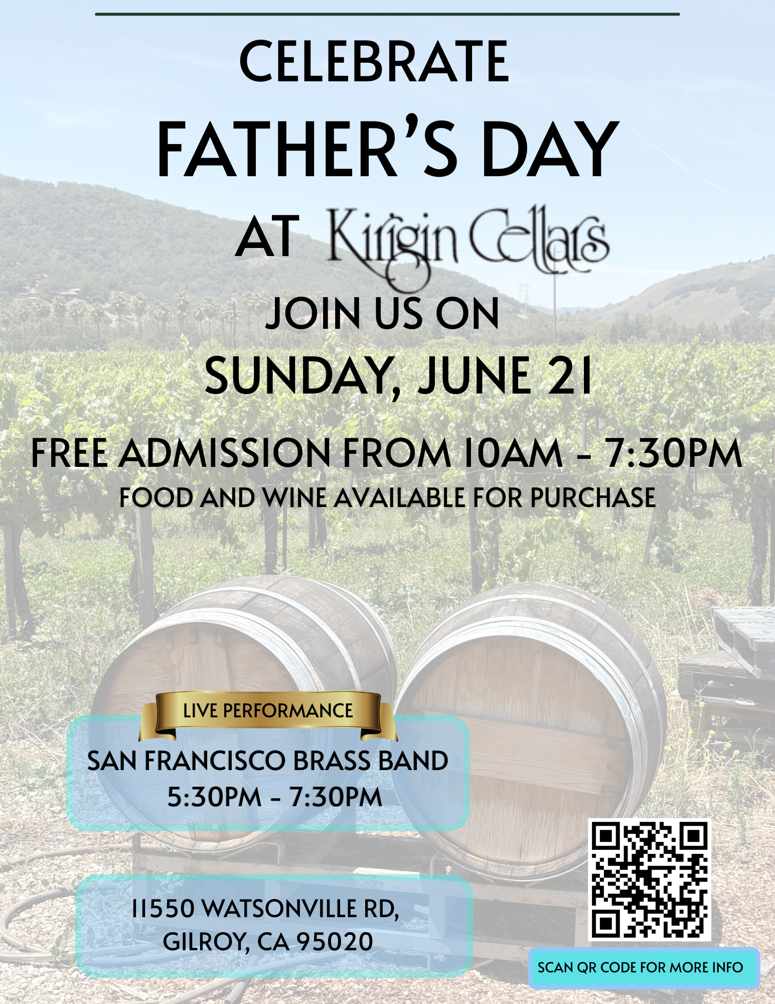 Father’s Day at Kirigin Wine Cellars