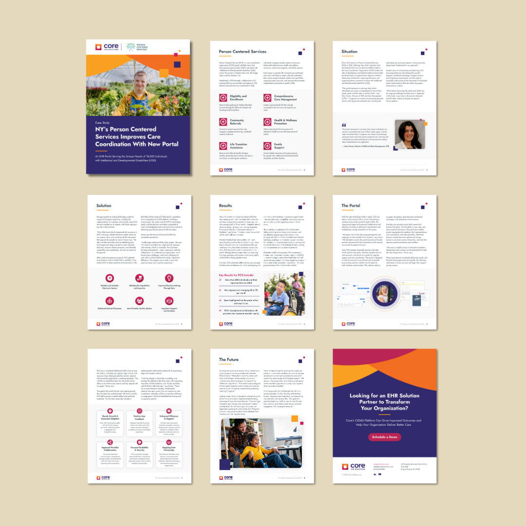 Case study layout and design