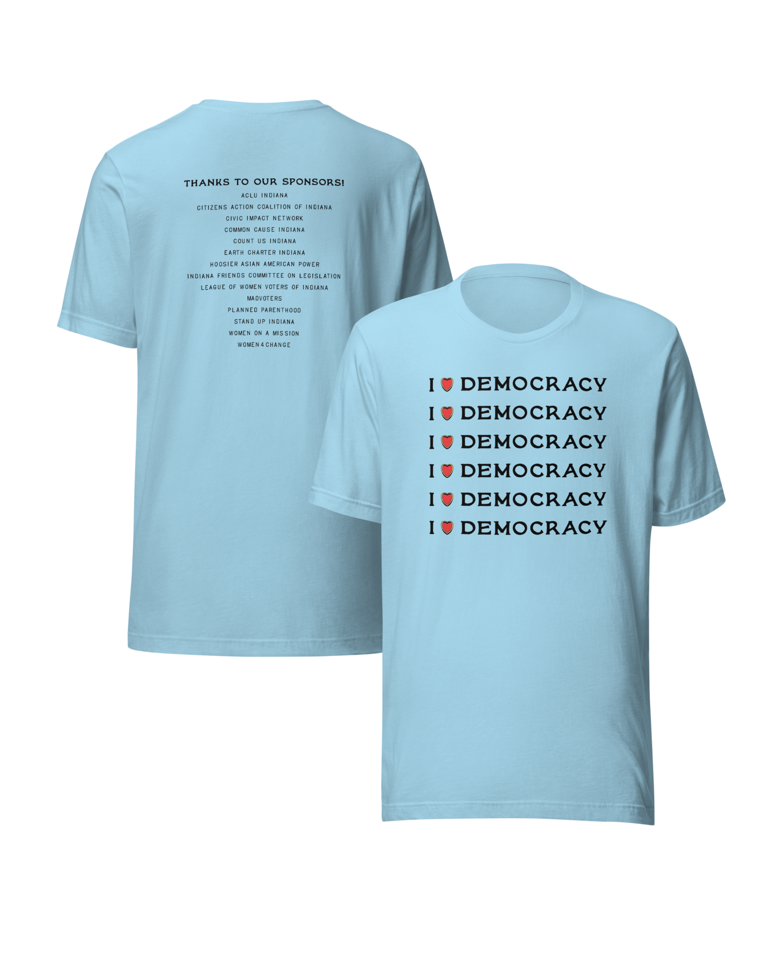 T-shirt design for Democracy Day
