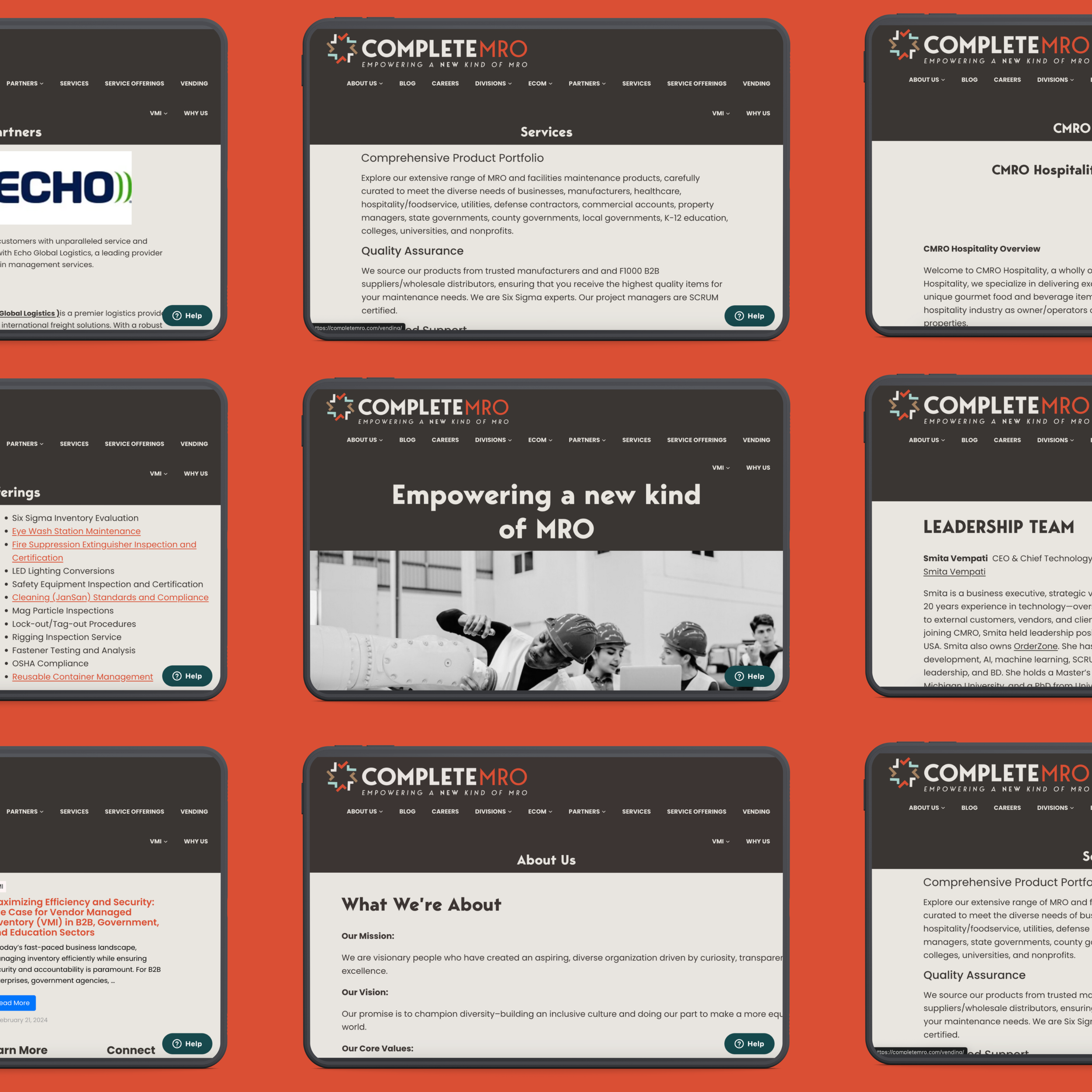 Complete MRO Branding + Website design | Wild Wit Design Co