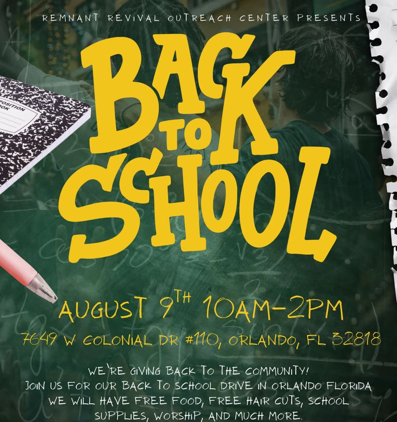 Back to School Drive