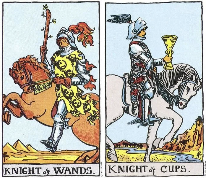 Why the Knight of Cups Makes a Better Boyfriend Than the Knight of Wands