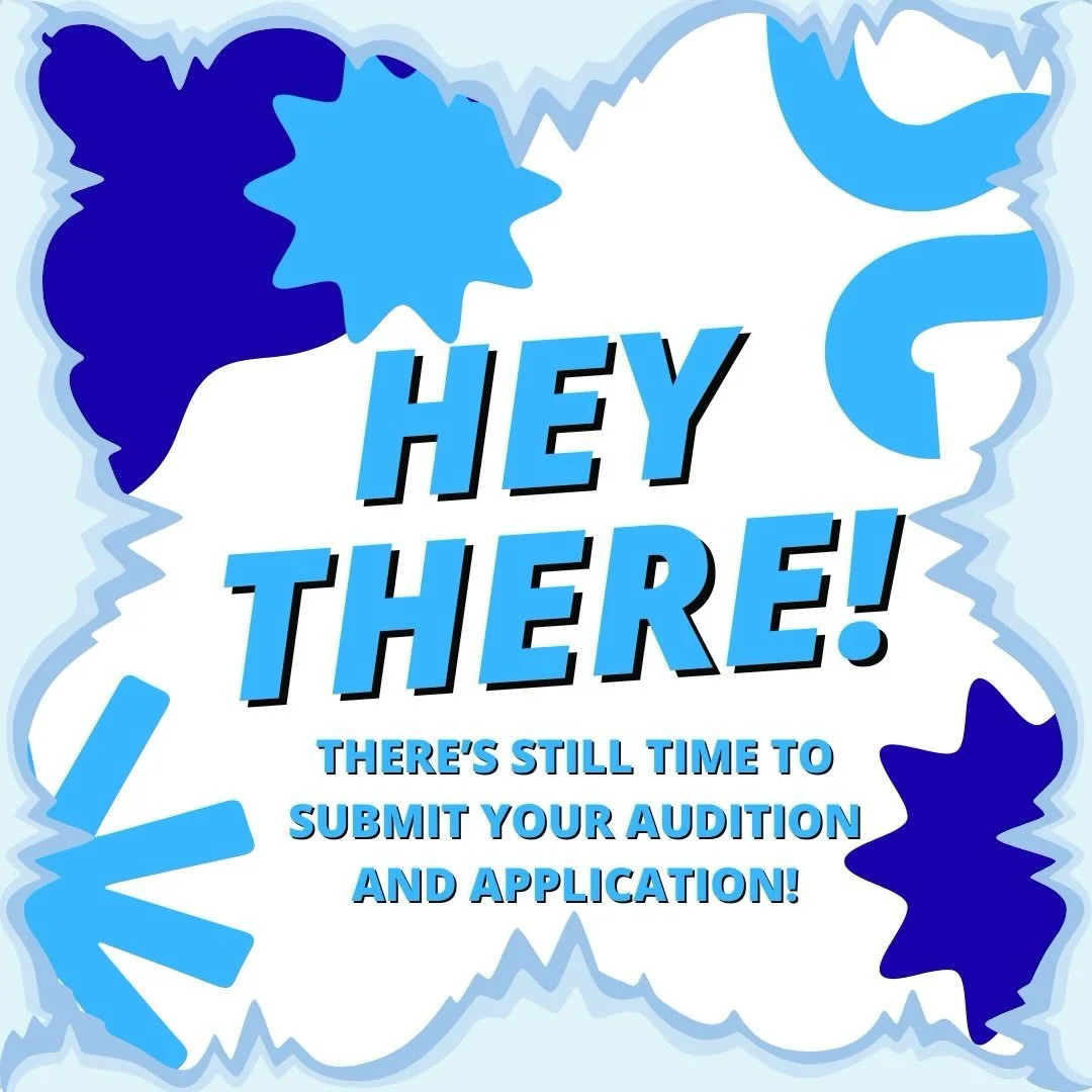 There&rsquo;s still time! 🎉 Visit the links below to apply. Questions?? Need support? Need a little more time?? Comment below or DM us!

Summer Audition Submissions: tinyurl.com/4dsvhb3k
Summer Technician Applications: tinyurl.com/4czb35ha