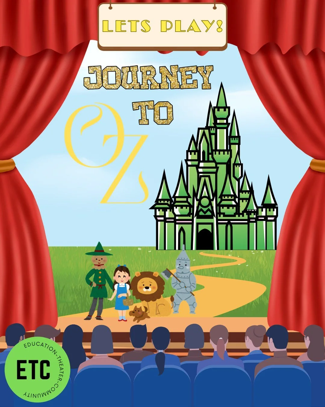 LET'S PLAY! Summer Theater Play Classes for Students Grades 3-6 - WEEKLY beginning June 15th!

More info &amp; registration: etcproductions.info/comedclasses