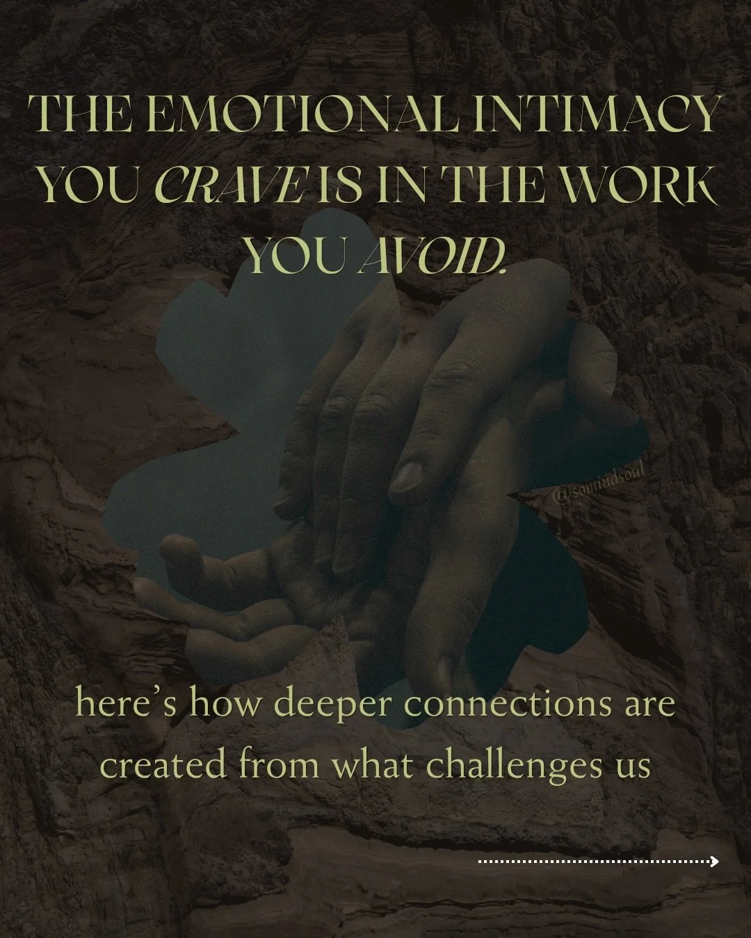 We can&rsquo;t avoid our way into the connections that we want. 

Reflections:
How might avoidance be holding you back from experiencing the connections you desire?
What kind of relationships would the bravest version of yourself choose? 
What&rsquo;