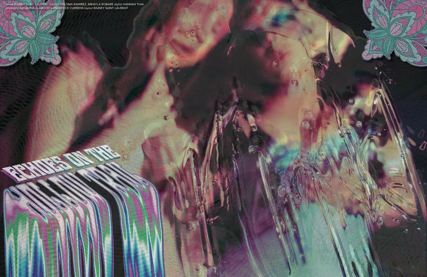 &ldquo;ECHOES ON THE HOLLOW TRAIL&rdquo; for @glazezine vol. xi&rsquo;s PHANTASMAGORIA 🪬

my first time doing layout and I&rsquo;ve fallen more in LOVE with graphic work !!! Absolutely honored to be part of this magazine and collaborate with so many