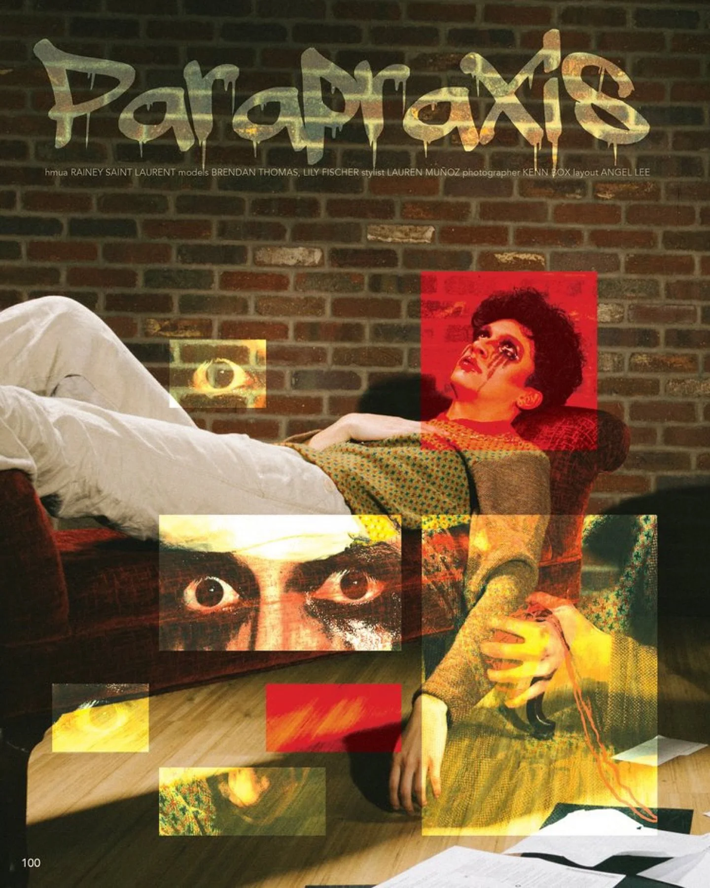 &ldquo;PARAPRAXIS&rdquo; for @glazezine 10th volume, Sovenance 🔥

I loved working with this insanely talented team to create and execute this complex concept exploring the internal and external dynamic between patient and therapist 🪬

This was such