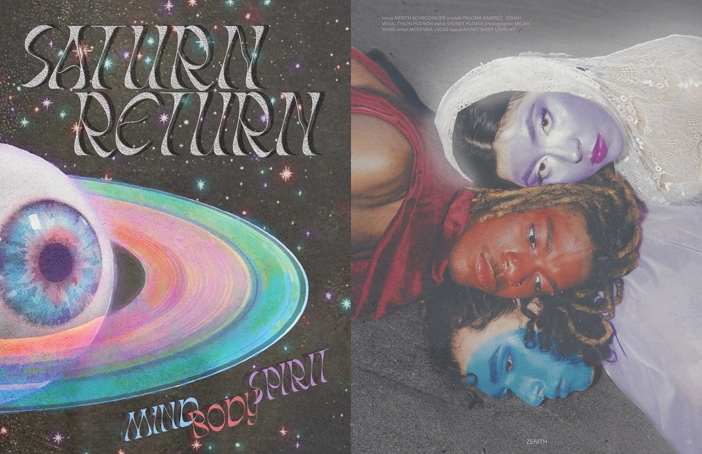 &ldquo;SATURN RETURN&rdquo; for @glazezine Vol. XII, Zenith 🪐

Layout design by me ✨ had a lot of fun collaborating and creating a surreal setting and design for this shoot ☄️

photographer: @moicah
models: @palomaaa.ramirez @the.mourningmoon @iicon