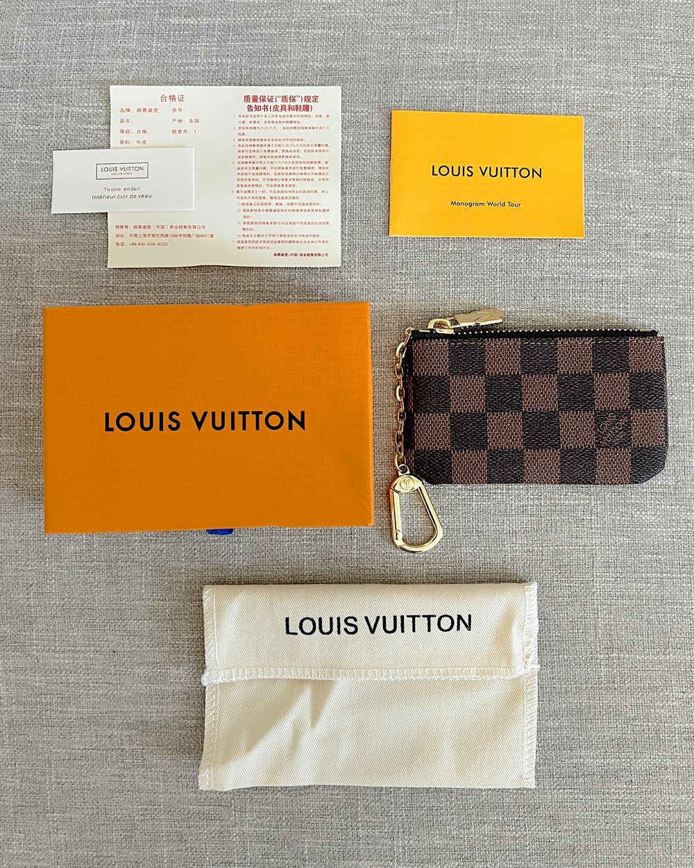 DHgate LV Key Pouch with Links! 