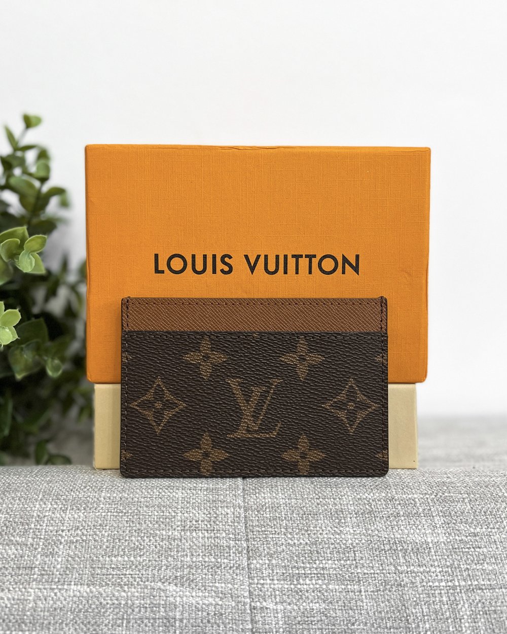 Shop Louis Vuitton MONOGRAM Card Holder Monogram canvas Armagnac