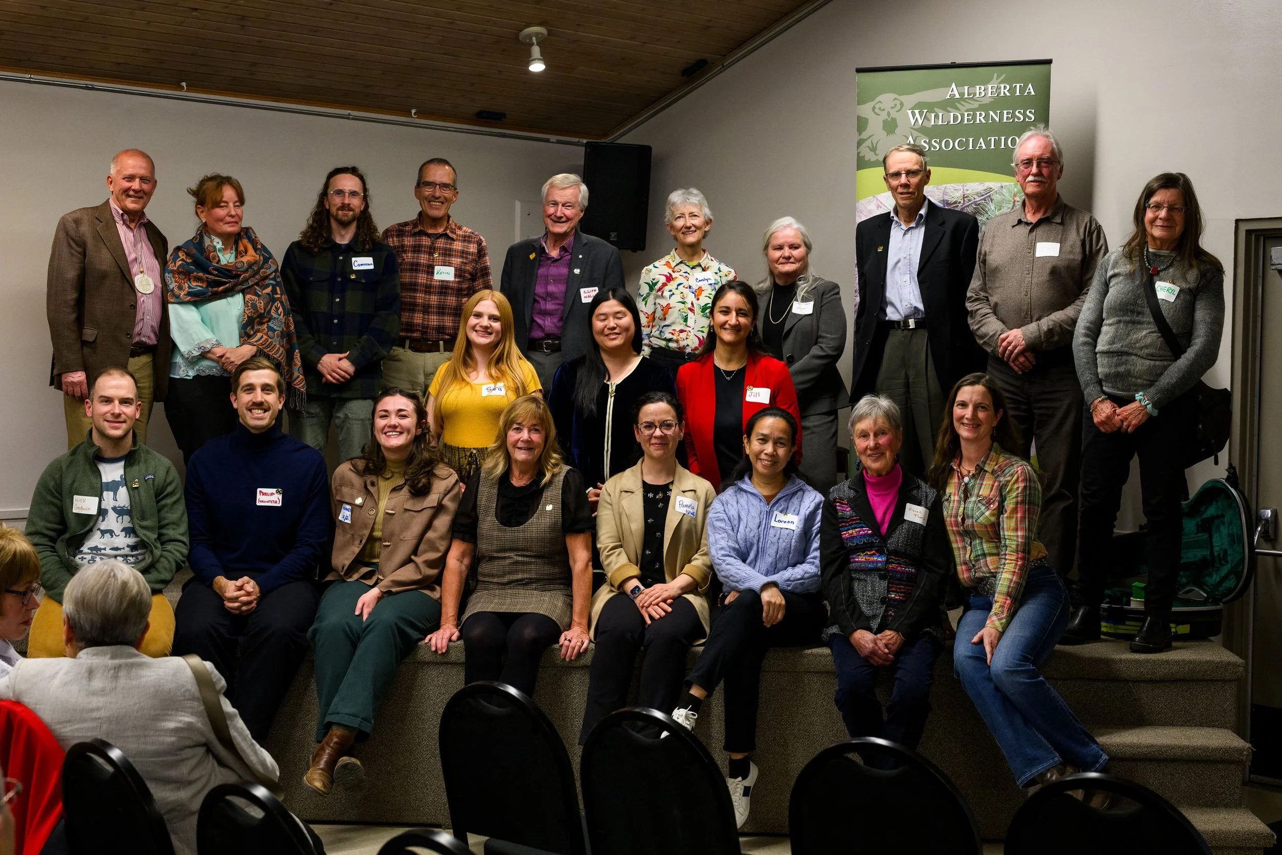 Current and former staff and Board in attendance. (photo: C Hunter)