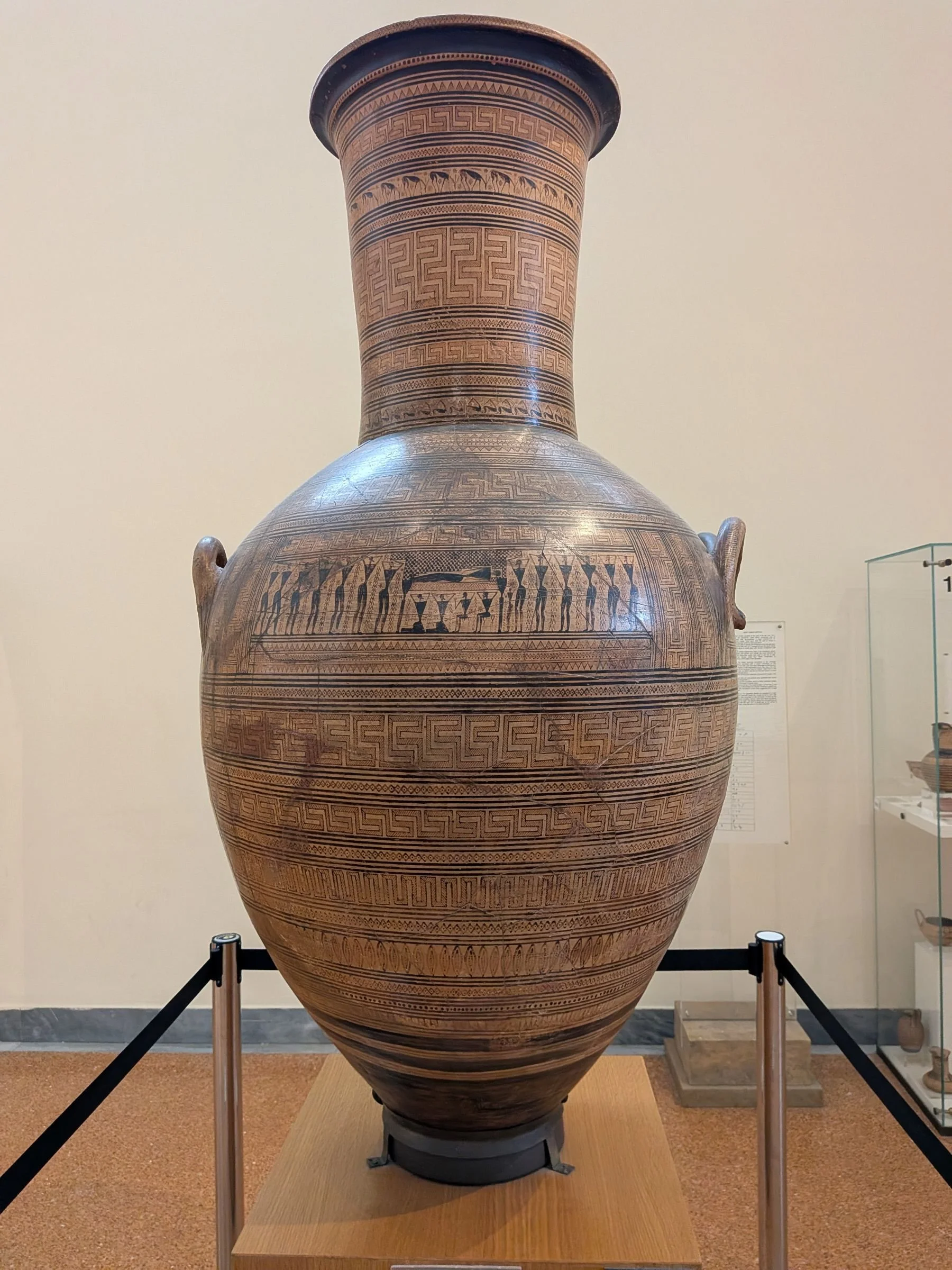  Dipylon Amphora, mid-8th century BC, NAM, Athens