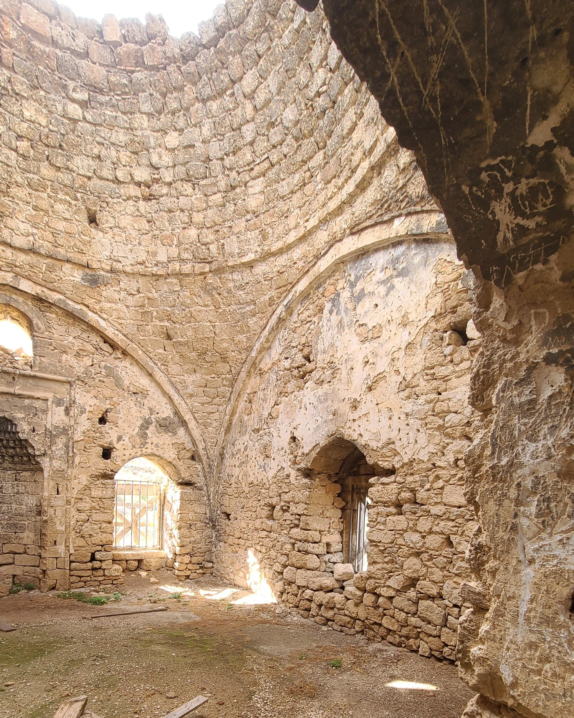 interior of the mosque