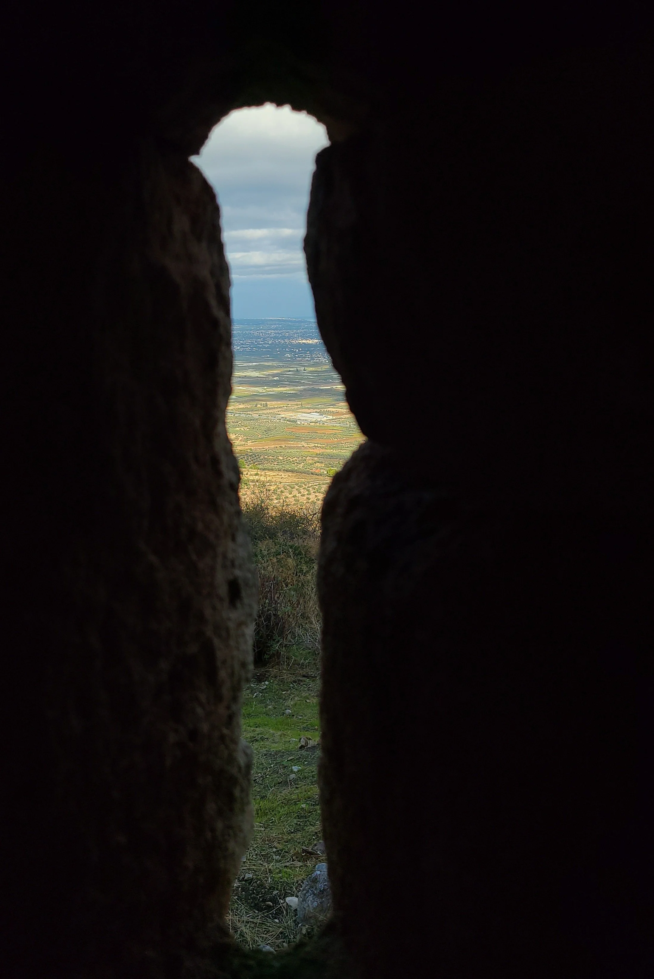 view through the wall