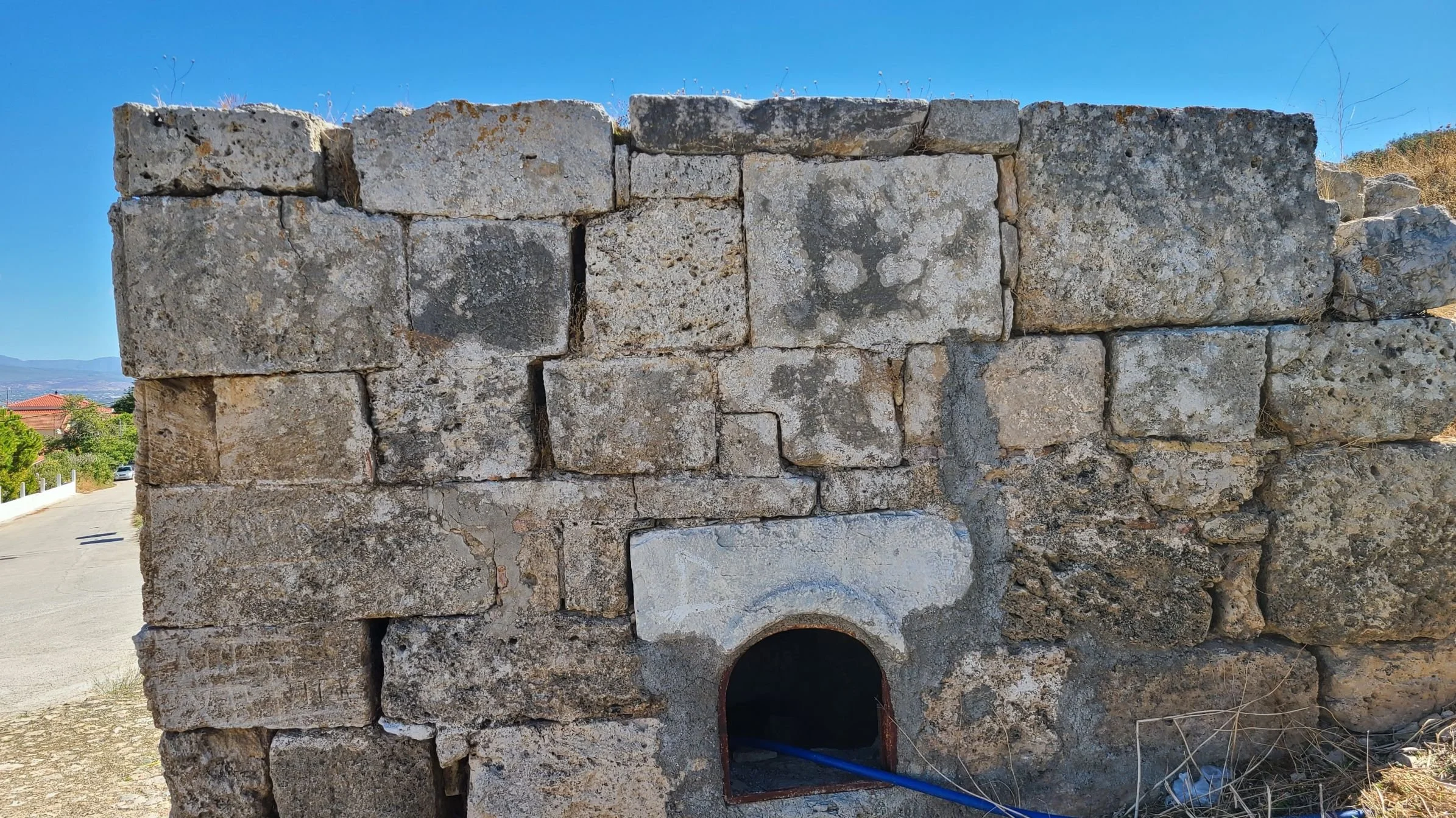 side of the fountain