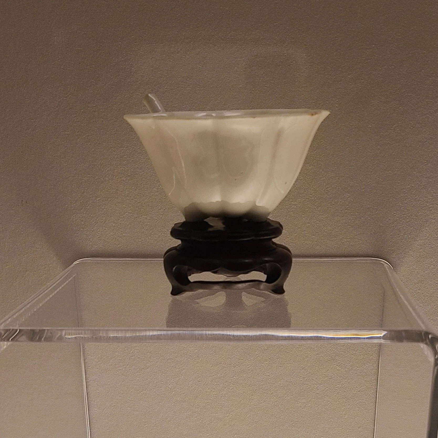 Lotus shaped cup, Dehua ware (Kangxi reign 1662-1722)