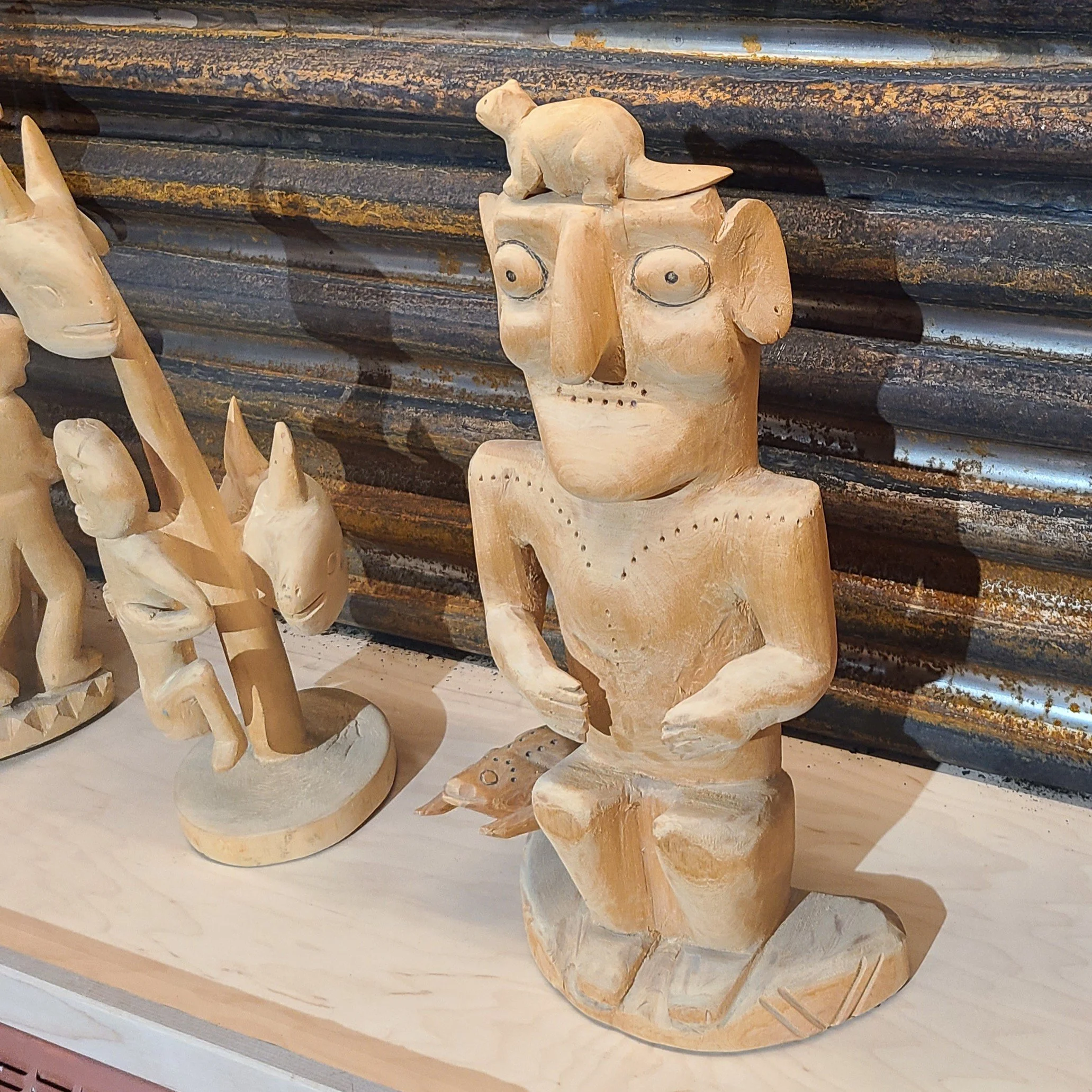 wooden carved figurines
