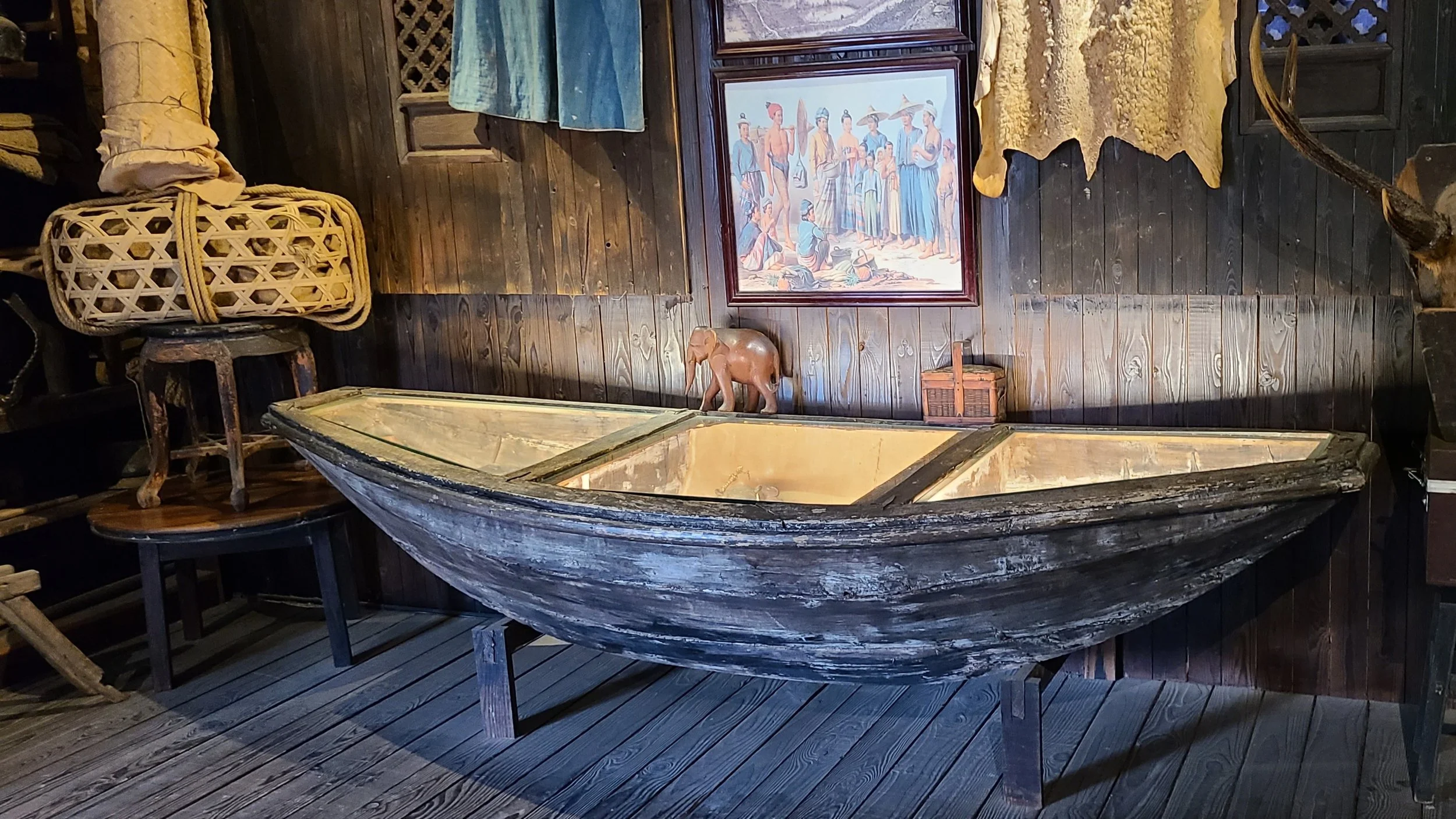 transportation on parts of rivers by boat